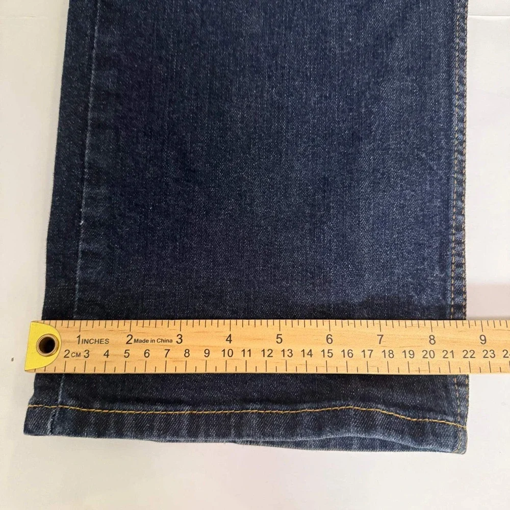 Levis 569 Loose Straight Leg Jeans Mens W34 L34 Dark Indigo Blue Denim 3757